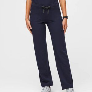 FIGS Womens Tall Livingston Scrub Pants Navy Blue T21003T Small Tall